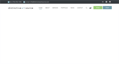 Desktop Screenshot of distinctiveartsource.com