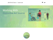 Tablet Screenshot of distinctiveartsource.com